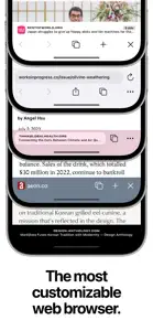 Customize Web Browser: Quiche screenshot #1 for iPhone