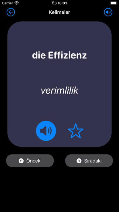 Almanca Yaygın Kelimeler Screenshot