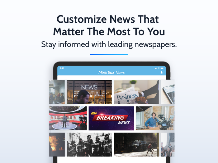 MixerBox Breaking News Alerts
