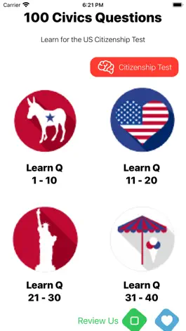 Game screenshot US Citizenship Test 2023 Guide apk