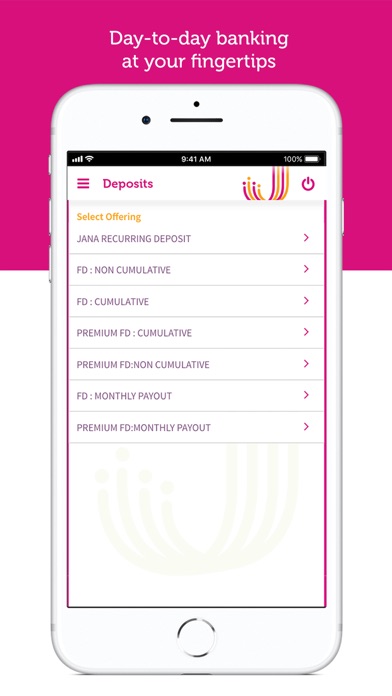 Jana Bank Mobile Banking Screenshot