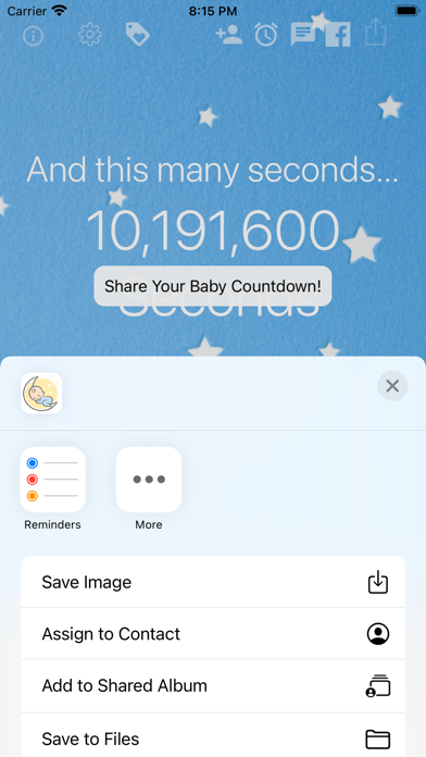 Baby Count Down · Screenshot