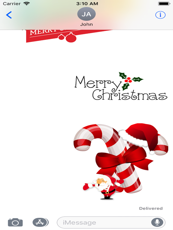 A Christmas  Stickers iPad screenshot