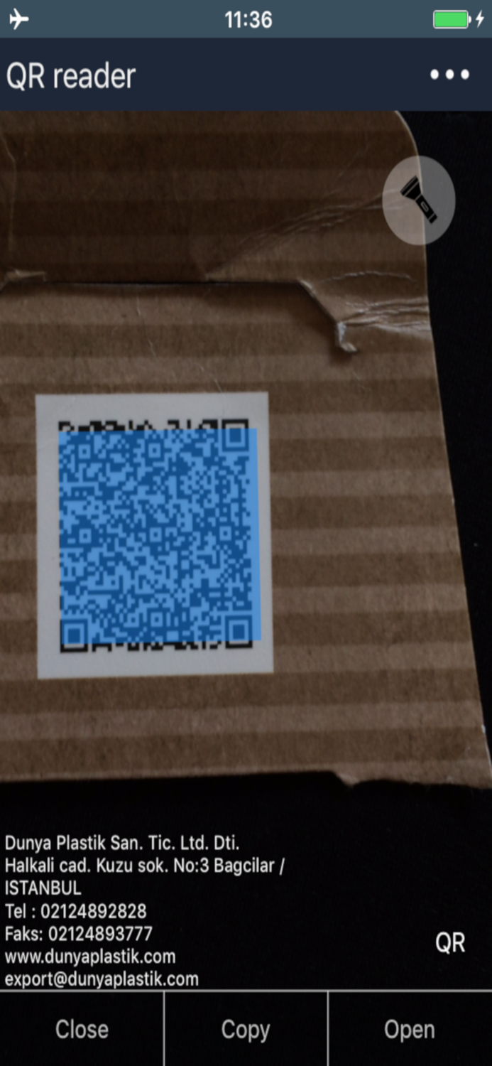 QRcode reader 2020