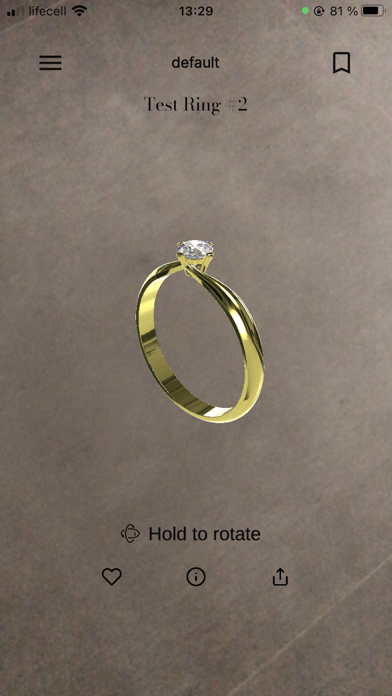 Jewelry Ring AR Screenshot