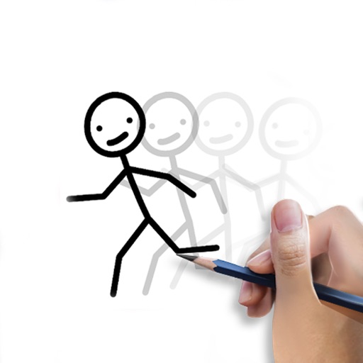 Stickman: draw animation Icon