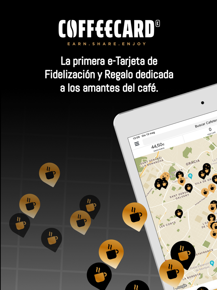 Coffeecard para coffee lovers