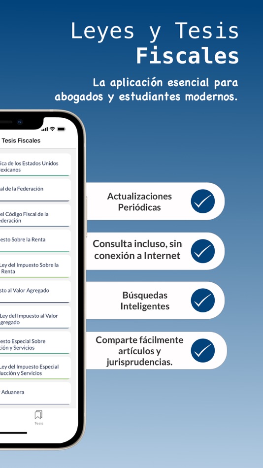 #2. Leyes y Tesis Fiscales (iOS) By: Orion Gabriel Guerrero Franco