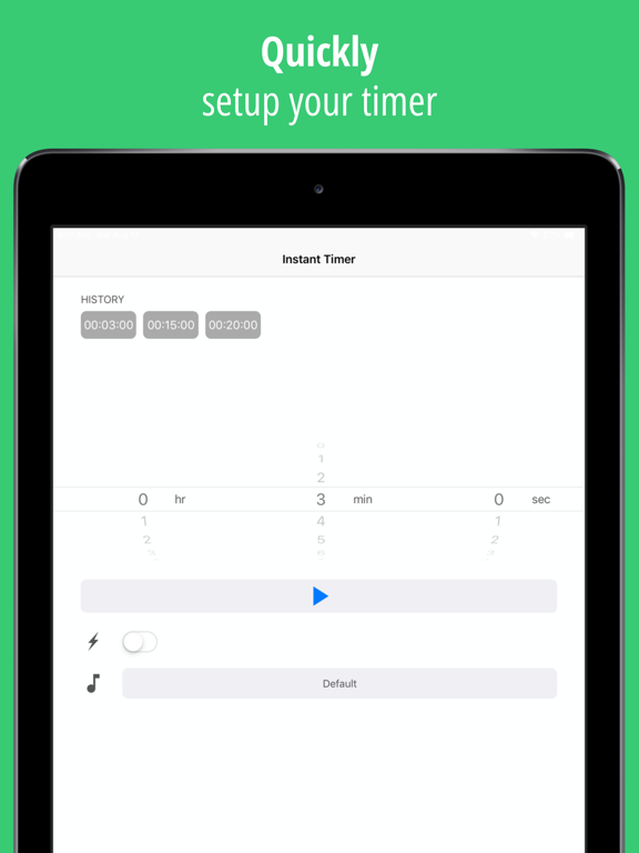 Easy Timing! Lite - Timer iPad screenshot 8 - Utilities app