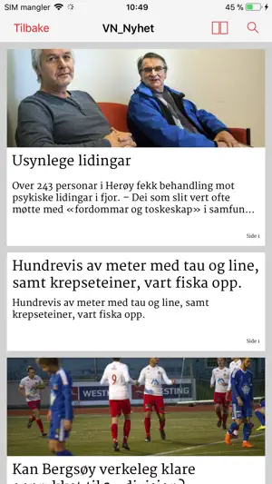 Vestlandsnytt eAvis screenshot 2