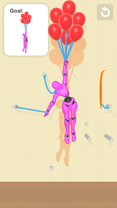 Posing Cut: Marionette Puzzle Screenshot