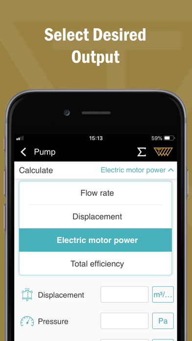 Hydraulic System Calculator Screenshot