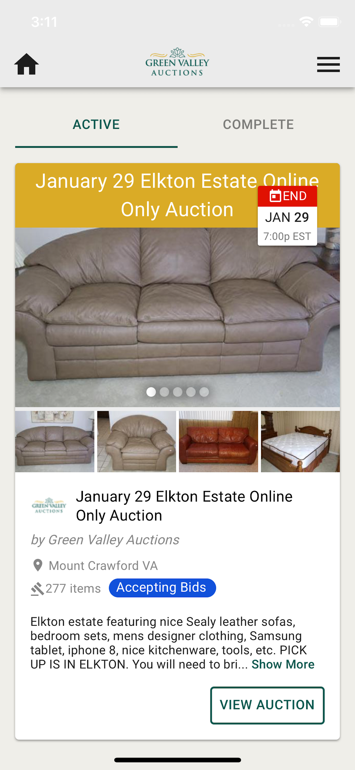Green Valley Auctions & Moving