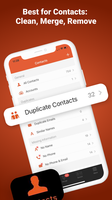 Cleaner Pro - 重複した連絡先の削除のおすすめ画像1