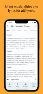 Hymns for Worship screenshot #1 for iPhone
