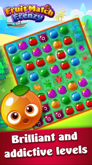 フルーツマッチフレンジーフルーツクラッシュゲームのおすすめ画像2