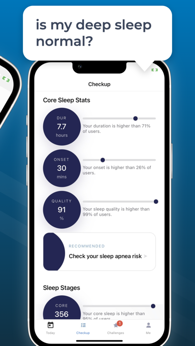 Empirical Sleep Tracker Screenshot