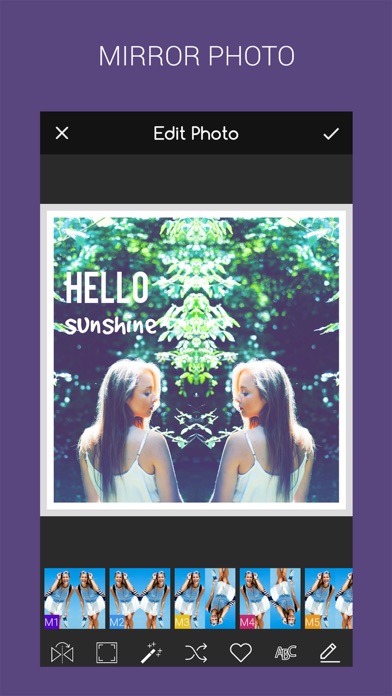 Screenshot #1 pour Photo Mirror - Montage effet