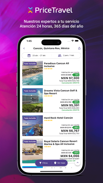 PriceTravel Screenshot