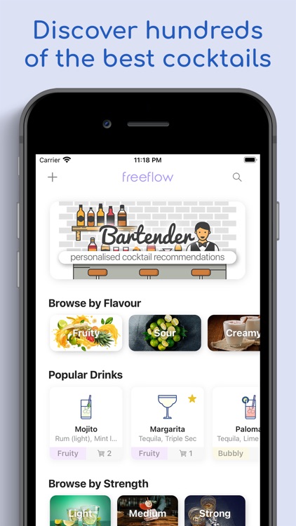 FreeFlow - Cocktail Recipes