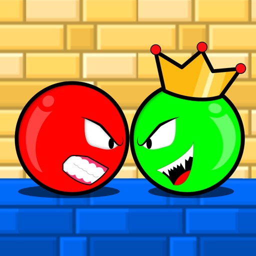 Red Hero Ball vs Green King Icon