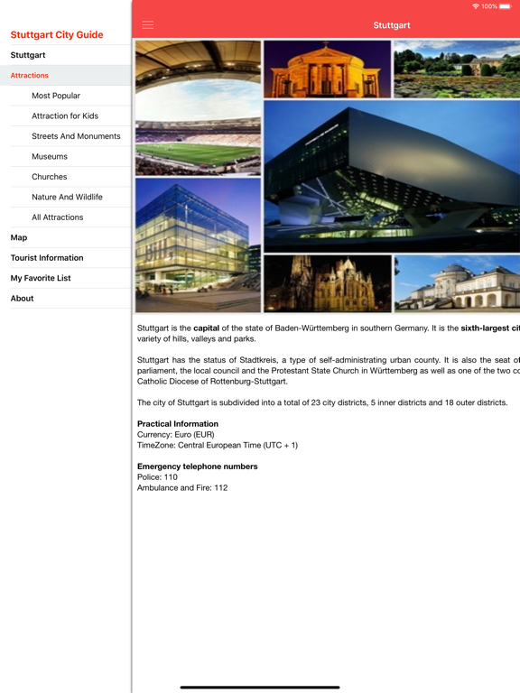 Screenshot #5 pour Stuttgart City Guide