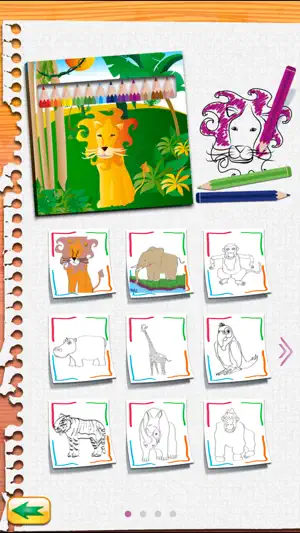 Draw and Colour: The Jungle screenshot 2