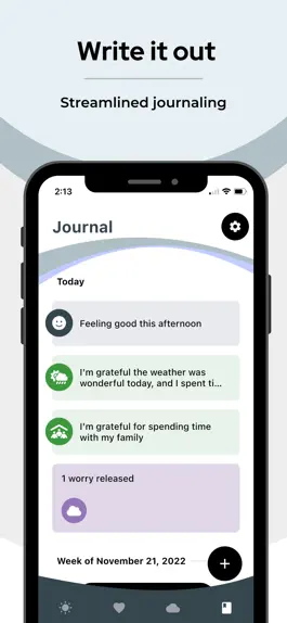 Game screenshot momentory - mindful journaling apk