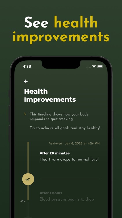 Quit Smoking Tracker: Stop it screenshot-5