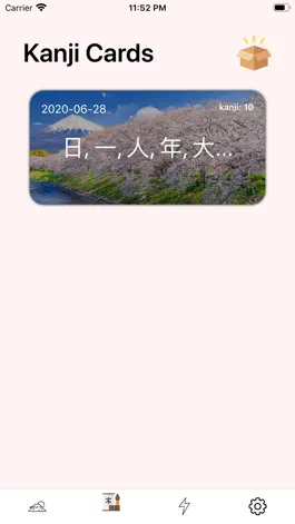 Game screenshot Japanese Learning - Kanji Card hack