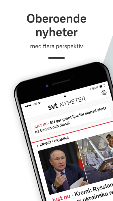 Screenshot #1 pour SVT Nyheter