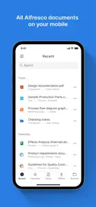 Alfresco Mobile Workspace screenshot #1 for iPhone