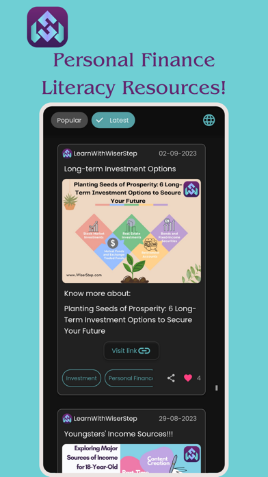 WiserStep to Financial Freedom Screenshot