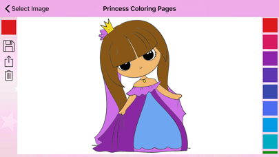 Princess Coloring Pages & Book Screenshot