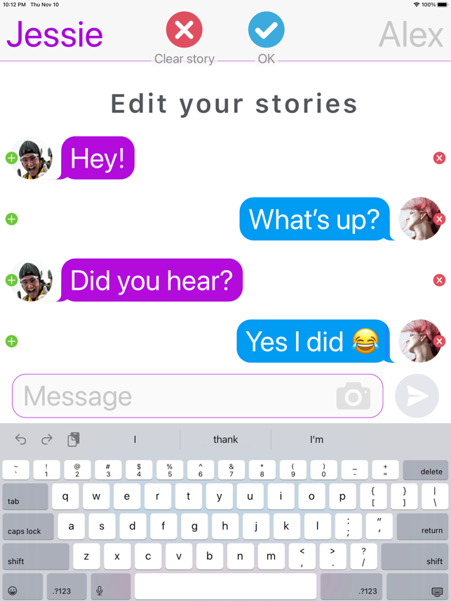 ‎TextingStory - Textos en vidéo Capture d'écran