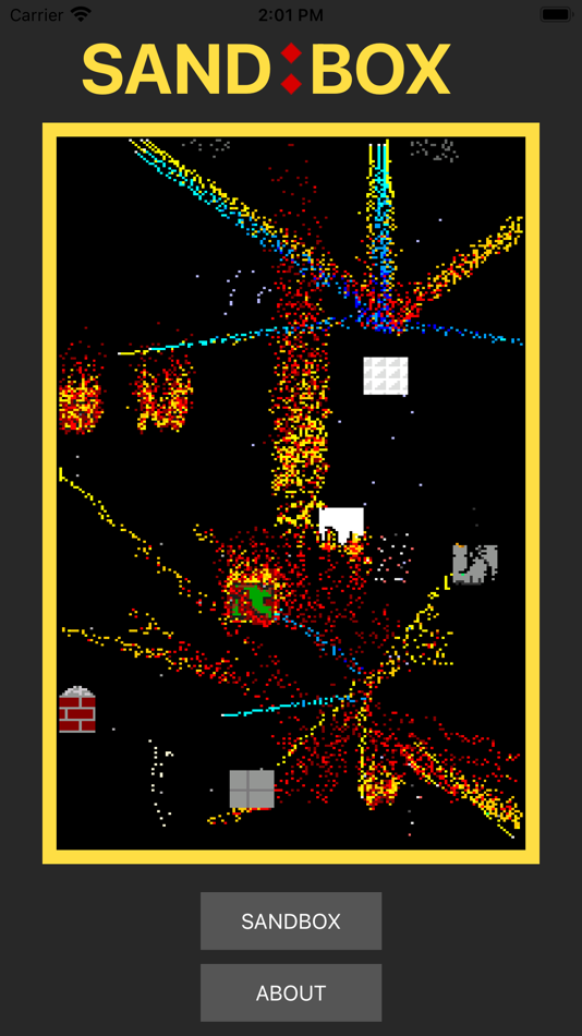 #1. Sand:box - particle sandbox (iOS) Podle: Tinerfe Rory Renton Gascon