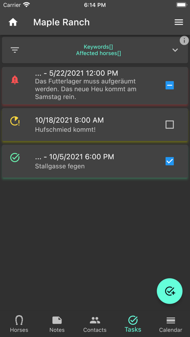 Horse Diary Screenshot