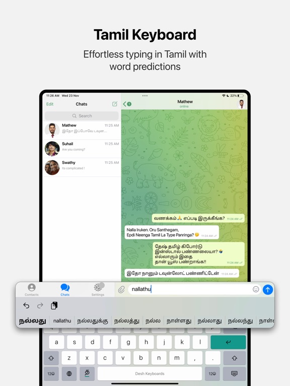 Screenshot #5 pour Desh Tamil Keyboard