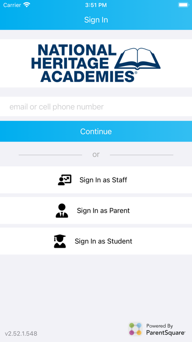 NHA SchoolConnect Screenshot