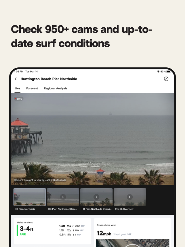 ‎Surfline: Wave & Surf Reports Capture d'écran