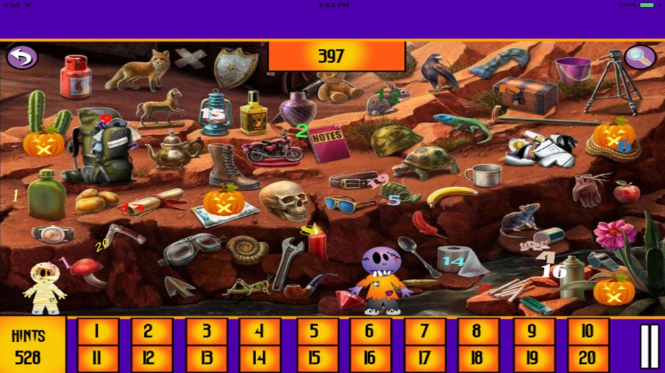 #2. Hidden Object:Halloween Number (iOS) By: Hiren Patel