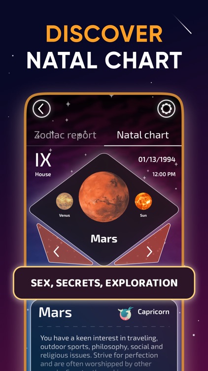 Natal Chart, Signs & Palmistry screenshot-0