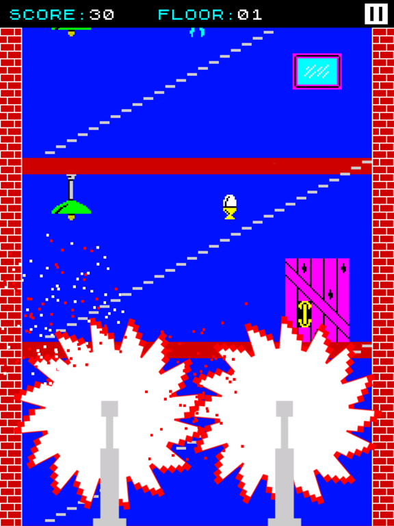 Screenshot #5 pour ZX Stairway Rush - Z80 classic