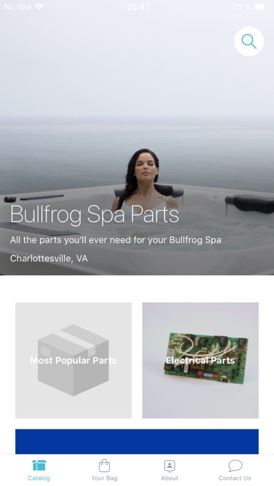 Bullfrog Spa Parts Screenshot
