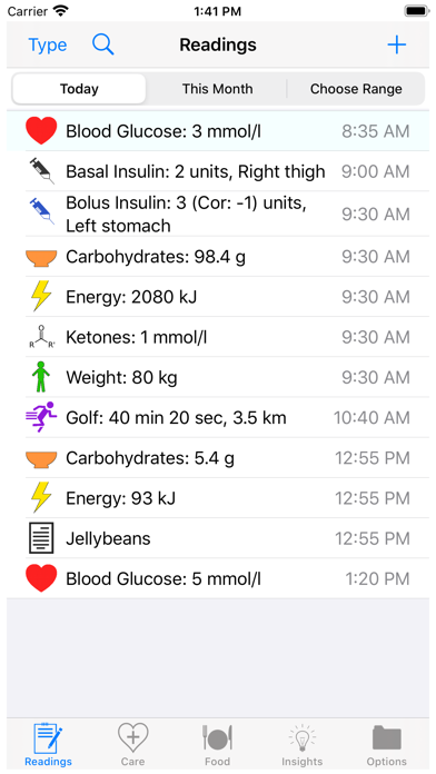 HealthGear - Diabetes Screenshot
