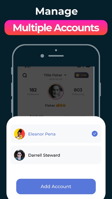 Followers Insights tracker Screenshot