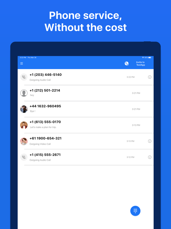 Text ▹ iPad screenshot 4 - Social Networking app