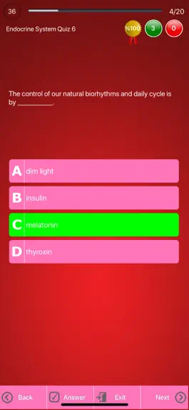 Game screenshot Endocrine System Trivia apk
