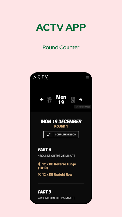 ACTV Strength Co. Screenshot