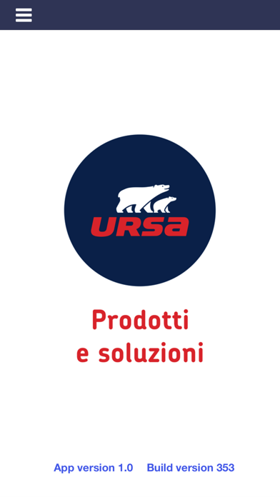 URSA prodotti e soluzioni Screenshot